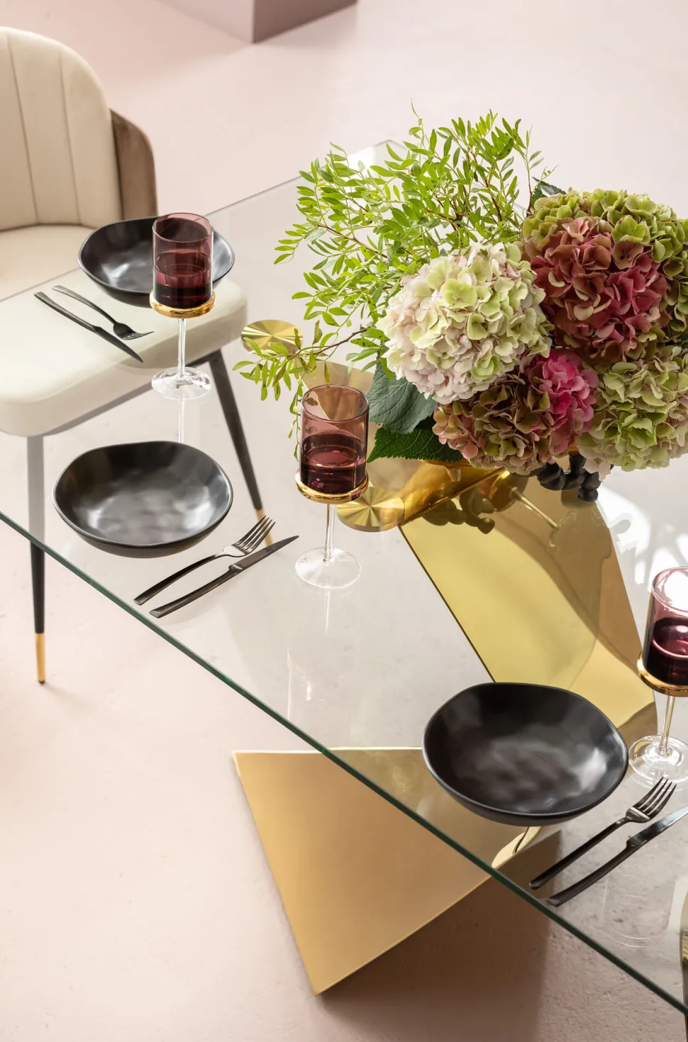 Teller Tief Organic Black Ø22cm