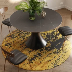 Teppich Silja Gelb Ø200cm