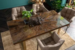 Tisch Conley Brass 160x80