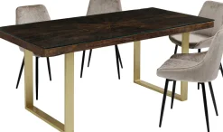 Tisch Conley Brass 180x90cm