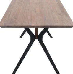 Tisch Downtown Walnuss 100x220cm