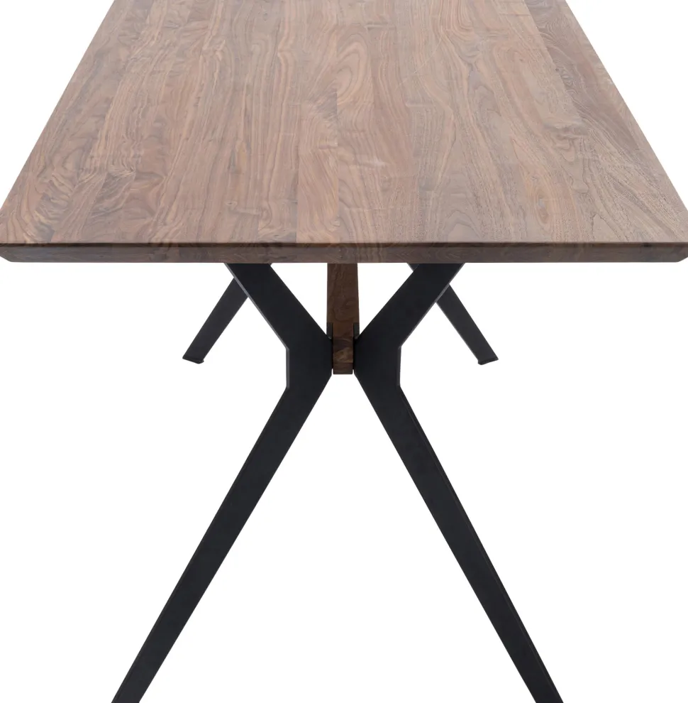 Tisch Downtown Walnuss 100x220cm