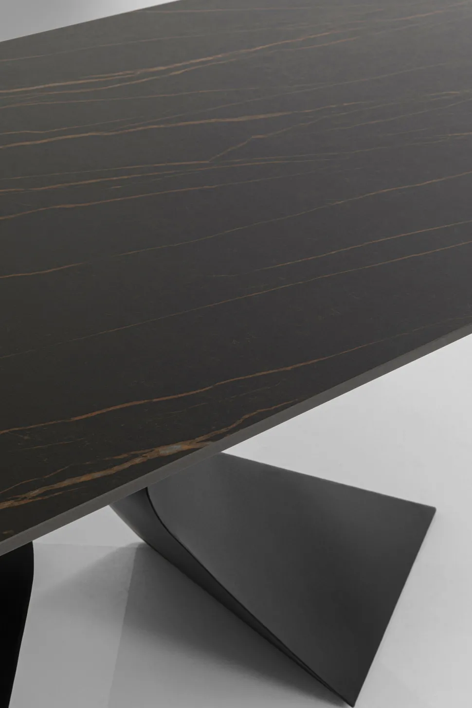 Tisch Gloria Schwarz Keramik Schwarz 200x100cm