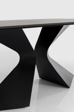 Tisch Gloria Schwarz Keramik Schwarz 200x100cm