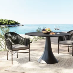 Tisch Grande Possibilita Schwarz Ø110cm