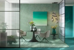 Tisch Grande Possibilita Schwarz Bubble Ø150cm