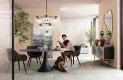 Tisch Grande Possibilita Schwarz 180x120cm