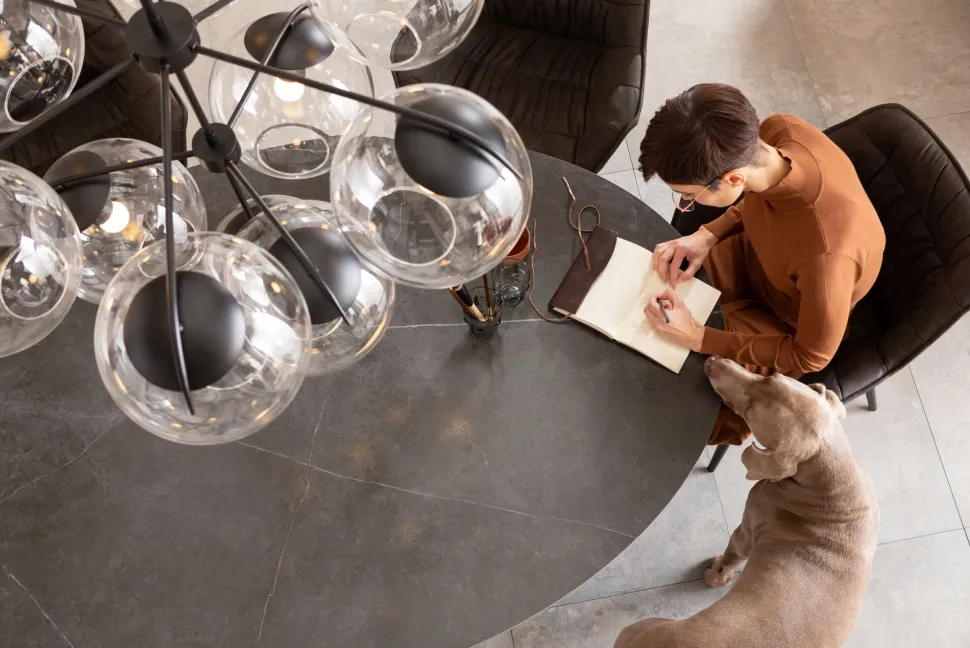 Tisch Grande Possibilita Schwarz 180x120cm