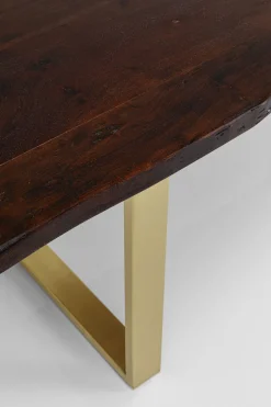 Tisch Harmony Dunkel Brass 180x90