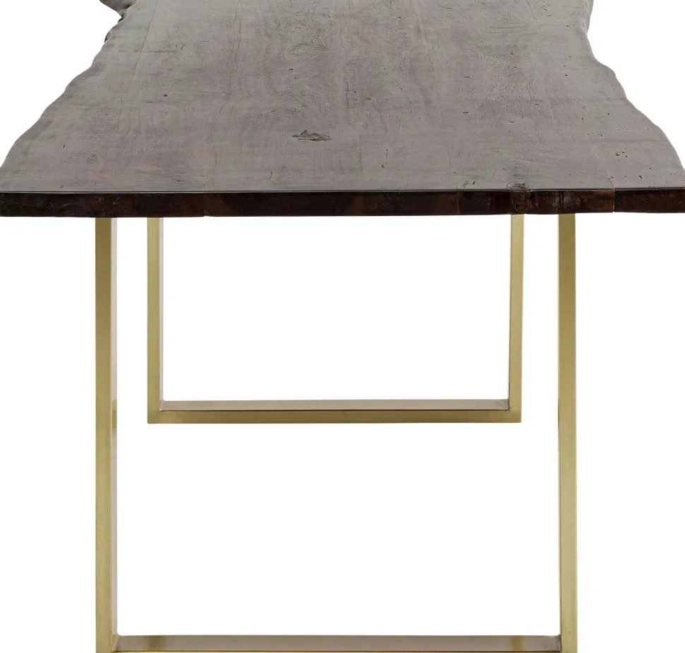 Tisch Harmony Dunkel Brass 160x80