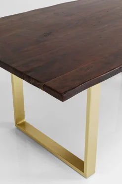 Tisch Harmony Dunkel Brass 160x80
