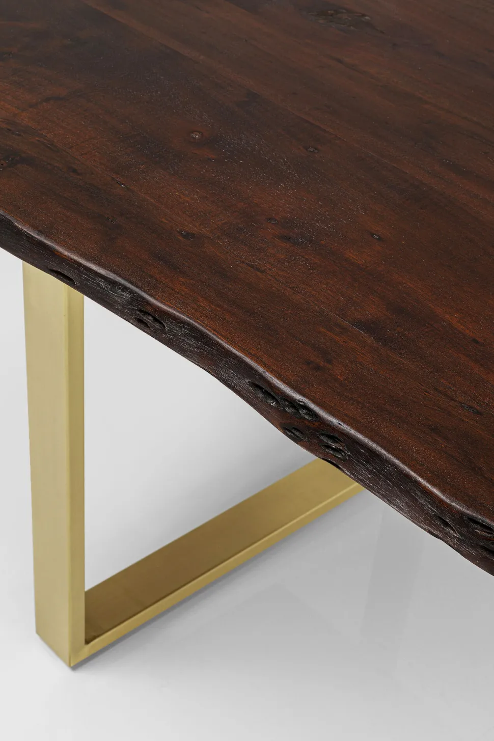 Tisch Harmony Dunkel Brass 160x80