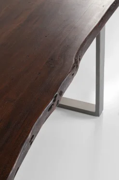 Tisch Harmony Dunkel Rohstahl 160x80