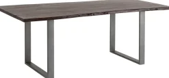 Tisch Harmony Dunkel Rohstahl 180x90