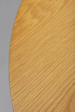 Tisch Invitation Set Eiche Weiß Ø90cm