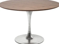 Tisch Invitation Set Walnuss Zink Ø120cm