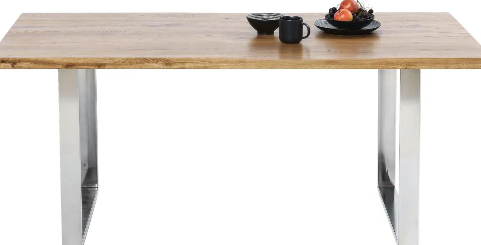 Tisch Jackie Eiche Chrom 200x100