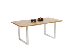 Tisch Jackie Eiche Chrom 200x100