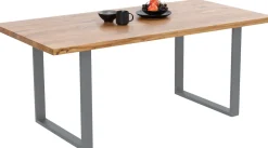 Tisch Jackie Eiche Rohstahl 200x100