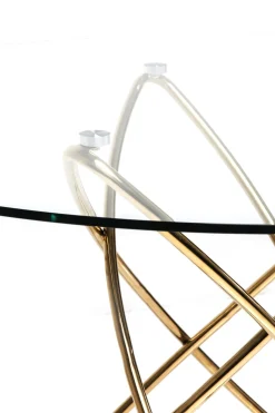 Tisch Molekular Gold Ø120cm