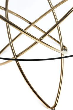 Tisch Molekular Gold Ø120cm