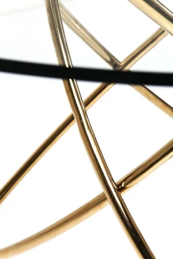 Tisch Molekular Gold Ø120cm