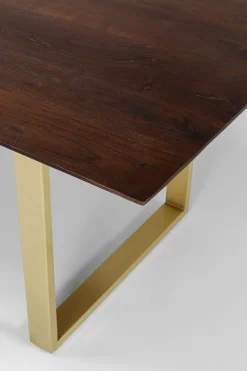 Tisch Symphony Dunkel Brass 160x80