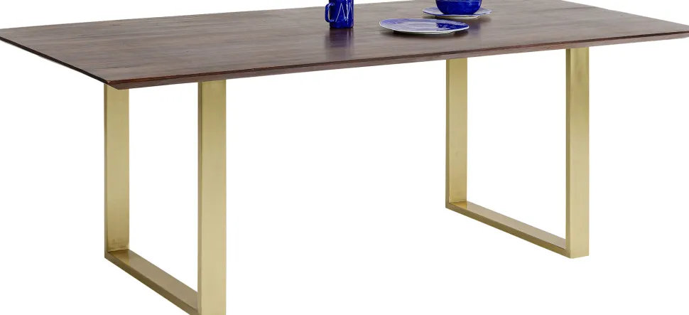 Tisch Symphony Dunkel Brass 160x80