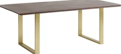 Tisch Symphony Dunkel Brass 180x90
