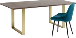 Tisch Symphony Dunkel Brass 180x90