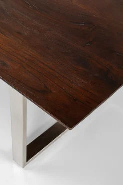 Tisch Symphony Dunkel Chrom 180x90