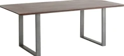 Tisch Symphony Dunkel Rohstahl 180x90