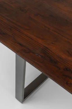 Tisch Symphony Dunkel Rohstahl 160x80