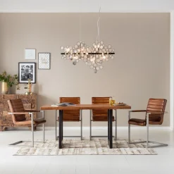 Tisch Symphony Rohstahl 160x80