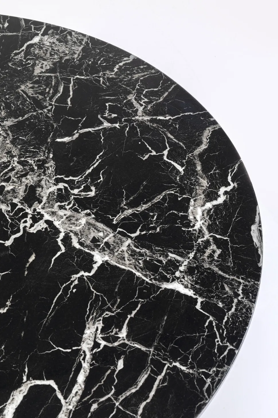 Tisch Veneto Marmor Schwarz Ø110cm