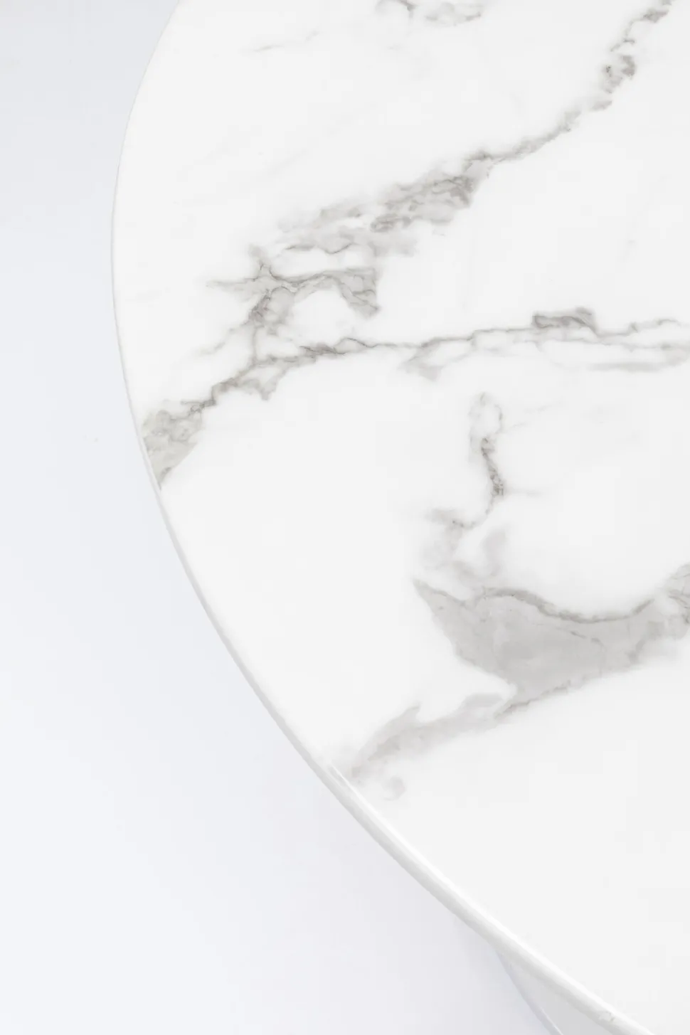 Tisch Veneto Marmor Weiß Ø110cm