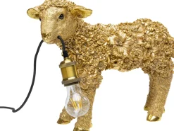 Tischleuchte Animal Flower Sheep Gold 36cm