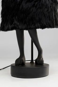 Tischleuchte Animal Rabbit Fur Schwarz/Gold 68cm