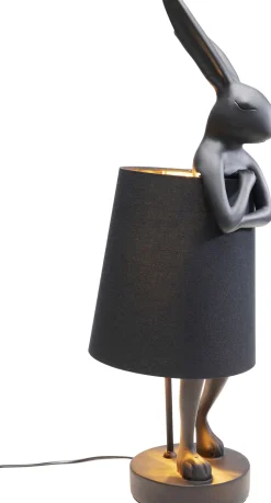 Tischleuchte Animal Rabbit Matt Schwarz 68cm