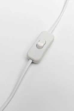 Tischleuchte Animal Rabbit Fur Weiß/Silber 68cm