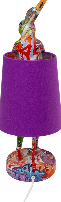 Tischleuchte Animal Rabbit Graffiti/Lila 50cm