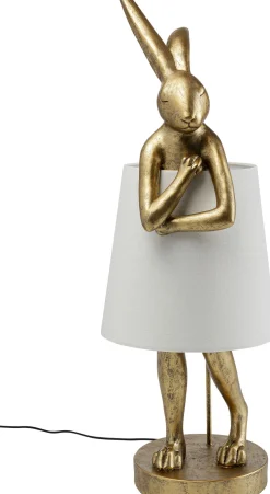 Tischleuchte Animal Rabbit Gold/Weiß 88cm