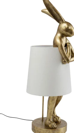 Tischleuchte Animal Rabbit Gold/Weiß 88cm
