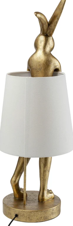 Tischleuchte Animal Rabbit Gold/Weiß 88cm
