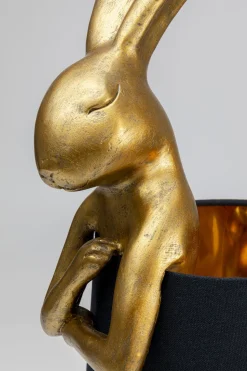 Tischleuchte Animal Rabbit Gold/Schwarz 68cm