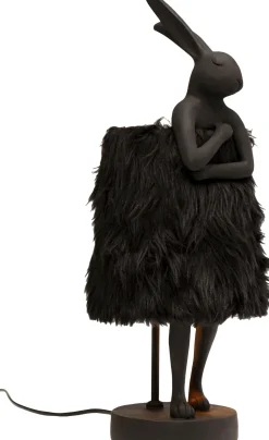Tischleuchte Animal Rabbit Fur Schwarz/Gold 50cm