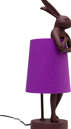 Tischleuchte Animal Rabbit Rot/Lila 50cm