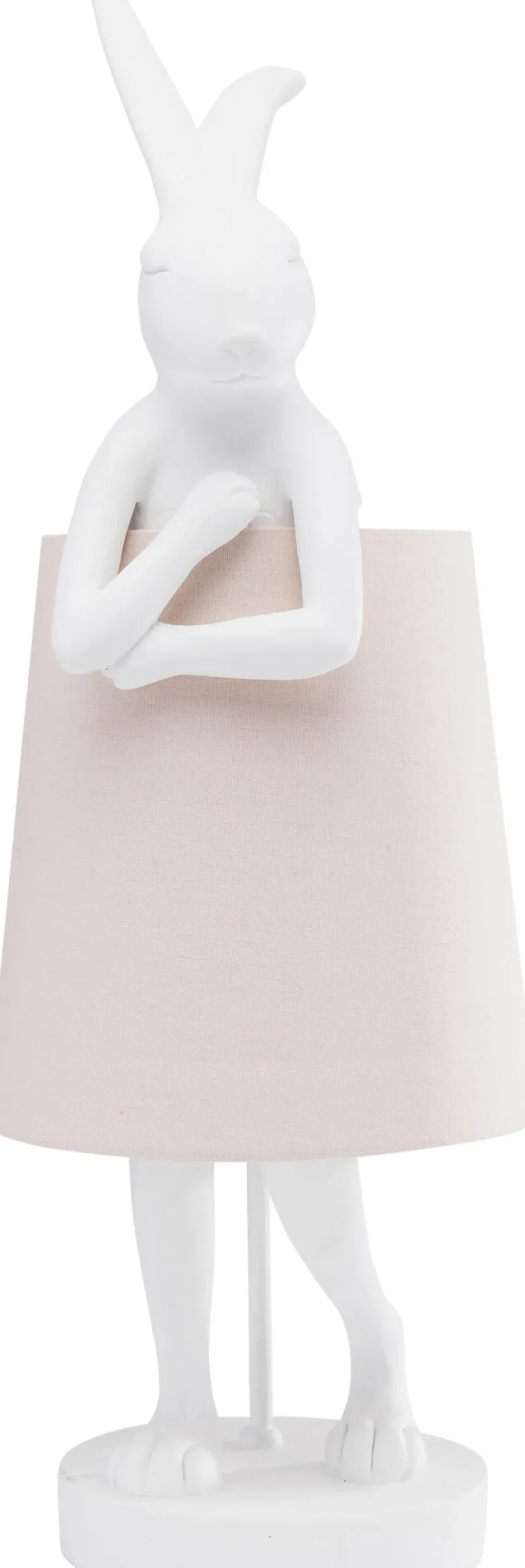 Tischleuchte Animal Rabbit Weiß/Rosa 68cm