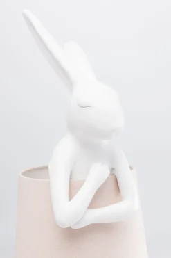 Tischleuchte Animal Rabbit Weiß/Rosa 68cm