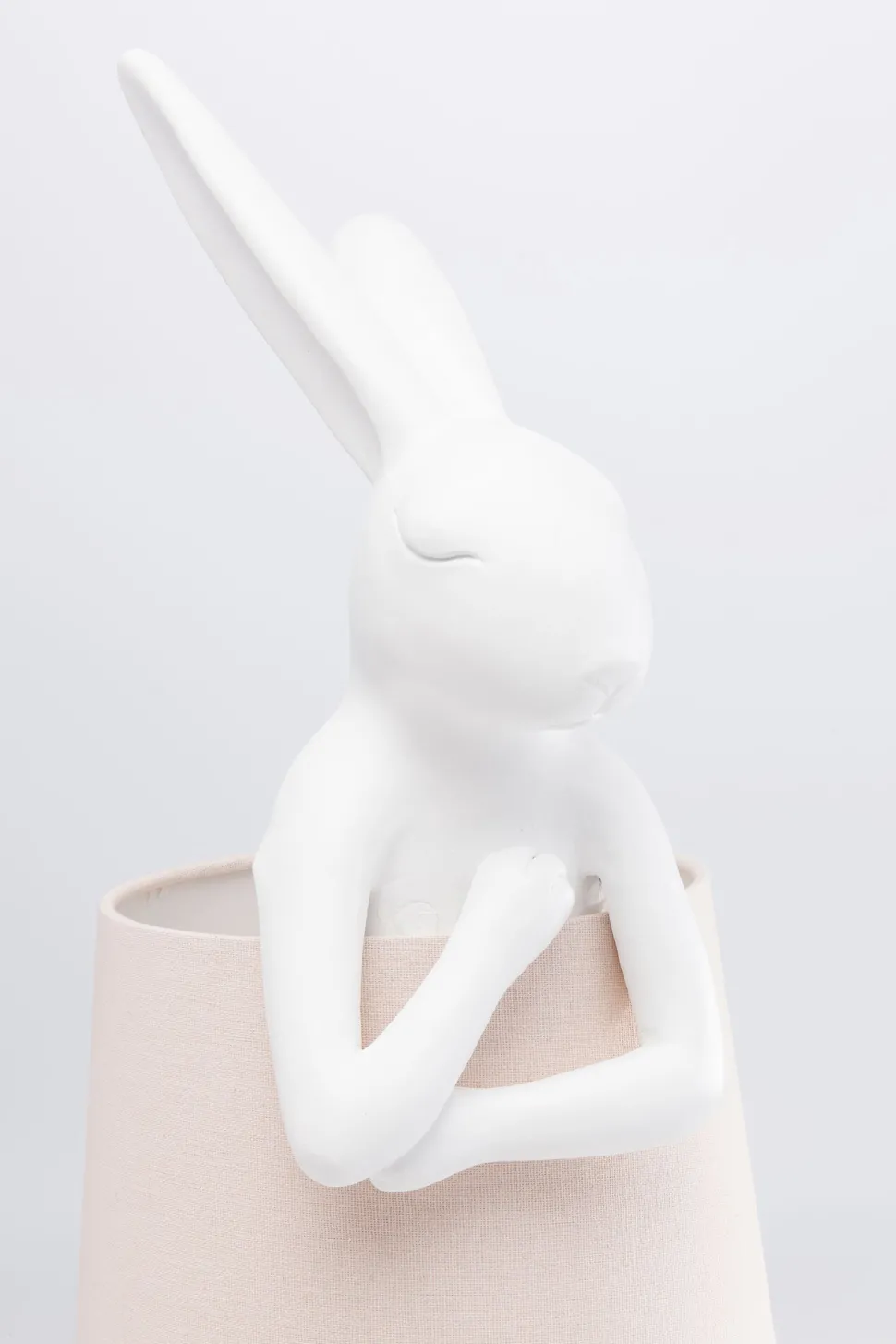 Tischleuchte Animal Rabbit Weiß/Rosa 68cm